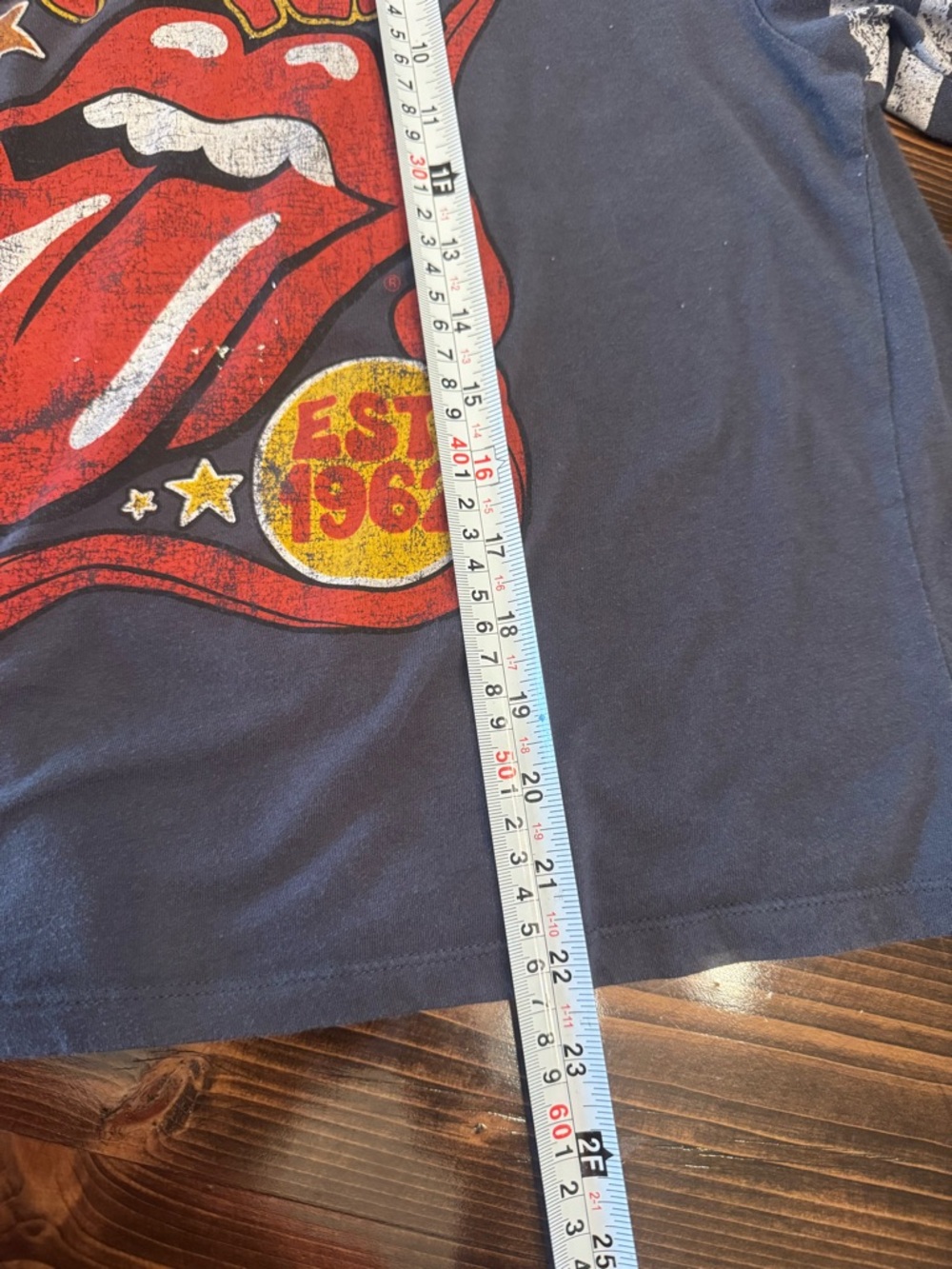 The Rolling Stones Women’s Short Sleeve Tee in Charcoal with Red Logo M (8-10) - Picture 6 of 6